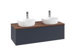 Villeroy & Boch Antao Waschtischunterschrank 1200x360x500mm L35152HG mit Beleuchtung mit Struktur FK/AP: HG/2