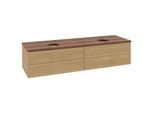 Villeroy & Boch Antao Waschtischunterschrank 1600x360x500mm L28052HN mit Beleuchtung FK/AP: HN/2