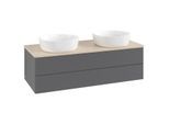 Villeroy & Boch Antao Waschtischunterschrank 1200x360x500mm K24113GK mit Struktur FK/AP: GK/3
