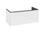 Villeroy und Boch Subway 3.0 Waschtisch-Unterschrank C56900VE 97,3x42,9x47,8cm, ohne LED/Griff Aluminium glänzend, brilliant white