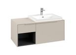 Villeroy und Boch Subway 3.0 Waschtisch-Unterschrank C57102VN 100,1x42,25x51,6cm, ohne LED/Griff monochrom, cashmere grey