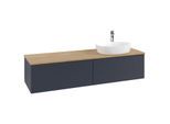 Villeroy & Boch Antao Waschtischunterschrank 1600x360x500mm L38151HG mit Beleuchtung mit Struktur FK/AP: HG/1
