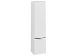 Villeroy und Boch Subway 3.0 Hochschrank C58601VF 40x171x36,2cm, Schanier links/Griff Volcano black, pure white