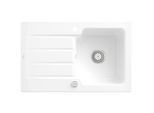 Villeroy und Boch Architectura Spüle 334002KG Snow White, Ablaufgarnitur mit Excenterbetätigung
