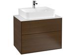 Villeroy & Boch Finion Unterschrank F09100GN 80x60,3x50,1cm, Walnut Veneer