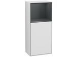 Villeroy und Boch Finion Seitenschrank G500HGMT 41,8x93,6cm, links, Emotion, Regal oben Midnight Blue Matt, White matt lacquer