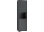 Villeroy und Boch Finion Hochschrank G460PDHG 41,8x151,6cm, links, Emotion, Regal Black Matt Lacquer, Midnight Blue Matt Lacquer