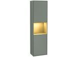 Villeroy und Boch Finion Hochschrank G460HFGM 41,8x151,6cm, links, Emotion, Regal Gold Matt Lacquer, Olive Matt Lacquer