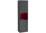 Villeroy und Boch Finion Hochschrank F460HBHG 41,8x151,6x27cm, links, Regal Peony Matt Lacquer, Midnight Blue Matt Lacquer
