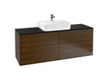 Villeroy & Boch Finion Unterschrank F19200GN 160x60,3cm, Walnut Veneer