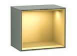 Villeroy und Boch Finion Regalmodul G580HFGM 41,8x35,6x27cm, Emotion, Regal Gold Matt, Olive Matt Lacquer