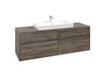 Villeroy und Boch Collaro Waschtischunterschrank C02800RK 160x54,8x50cm, Waschtisch mittig, Stone Oak