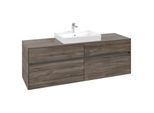 Villeroy und Boch Collaro Waschtischunterschrank C02500RK 160x54,8x50cm, Waschtisch mittig, Stone Oak