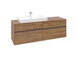 Villeroy und Boch Collaro Waschtischunterschrank C02600RH 160x54,8x50cm, Waschtisch links, Kansas Oak