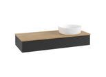 Villeroy & Boch Antao Waschtischunterschrank 1200x190x500mm L12111PD mit Beleuchtung mit Struktur FK/AP: PD/1