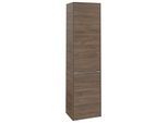 Villeroy und Boch Subway 3.0 Hochschrank C59300VH 40x171x36,2cm, Schanier rechts/Griff Aluminium glänzend, arizona oak