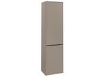 Villeroy und Boch Subway 3.0 Hochschrank C59201VM 40x171x36,2cm, Schanier links/Griff Volcano black, taupe