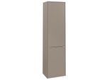 Villeroy und Boch Subway 3.0 Hochschrank C59200VM 40x171x36,2cm, Schanier links/Griff Aluminium glänzend, taupe