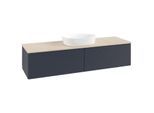 Villeroy & Boch Antao Waschtischunterschrank 1600x360x500mm L36113HG mit Beleuchtung mit Struktur FK/AP: HG/3