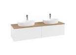 Villeroy & Boch Antao Waschtischunterschrank 1600x360x500mm L39151MT mit Beleuchtung mit Struktur FK/AP: MT/1