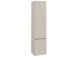 Villeroy und Boch Subway 3.0 Hochschrank C58702VN 40x171x36,2cm, Schanier rechts/Griff monochrom, cashmere grey