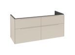Villeroy und Boch Subway 3.0 Waschtisch-Unterschrank C602L2VN 127,2x57,6x47,8cm, mit LED/Griff monochrom, cashmere grey
