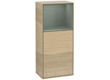 Villeroy und Boch Finion Seitenschrank G500GMPC 41,8x93,6cm, links, Emotion, Regal oben Olive Matt, Oak Veneer