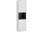 Villeroy und Boch Finion Hochschrank G460PDMT 41,8x151,6cm, links, Emotion, Regal Black matt lacquer, White matt lacquer