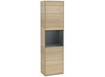 Villeroy und Boch Finion Hochschrank G460HGPC 41,8x151,6cm, links, Emotion, Regal Midnight Blue Matt Lacquer, Oak Veneer