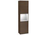 Villeroy und Boch Finion Hochschrank G470MTGN 41,8x151,6cm, rechts, Emotion, Regal White matt lacquer, Walnut veneer