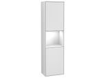 Villeroy und Boch Finion Hochschrank F470GFMT 41,8x151,6x27cm, rechts, Regal Glossy white lacquer, White matt lacquer