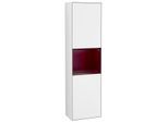 Villeroy und Boch Finion Hochschrank F470HBGF 41,8x151,6x27cm, rechts, Regal Peony Matt Lacquer, Glossy white lacquer