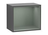 Villeroy und Boch Finion Regalmodul F580GMGK 41,8x35,6x27cm, Regal Olive Matt, Anthracite matt