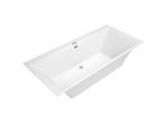 Villeroy & Boch Squaro Edge 12 Badewanne UBQ190SQE2DV01, 190 x 90 cm, Quaryl, weiss