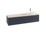 Villeroy & Boch Antao Waschtischunterschrank 1600x360x500mm L27153HG mit Beleuchtung mit Struktur FK/AP: HG/3