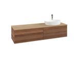 Villeroy & Boch Antao Waschtischunterschrank 1600x360x500mm L27151HM mit Beleuchtung mit Struktur FK/AP: HM/1