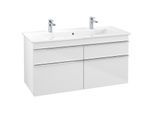 Villeroy & Boch Venticello Unterschrank A92901DH XXL, 115,3x59x50,2cm, Griff Chrom, Glossy White