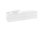 Villeroy & Boch Antao Waschtischunterschrank 1600x360x500mm L26150MT mit Beleuchtung mit Struktur FK/AP: MT/0