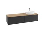 Villeroy & Boch Antao Waschtischunterschrank 1600x360x500mm L38151PD mit Beleuchtung mit Struktur FK/AP: PD/1