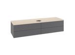 Villeroy & Boch Antao Waschtischunterschrank 1600x360x500mm K25113GK mit Struktur FK/AP: GK/3