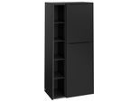 Villeroy und Boch Subway 3.0 Mittelschrank C59901VL 57,4x120x36,2cm, Schanier rechts/Griff Volcano black, volcano black