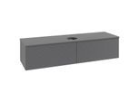 Villeroy & Boch Antao Waschtischunterschrank 1600x360x500mm L36110GK mit Beleuchtung mit Struktur FK/AP: GK/0