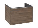 Villeroy und Boch Subway 3.0 Waschtisch-Unterschrank C575L0VH 62,2x42,9x47,8cm, mit LED/Griff Aluminium glänzend, arizona oak