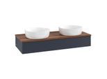 Villeroy & Boch Antao Waschtischunterschrank 1200x190x500mm K13112HG mit Struktur FK/AP: HG/2