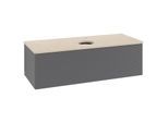 Villeroy & Boch Antao Waschtischunterschrank 1200x360x500mm L32153GK mit Beleuchtung mit Struktur FK/AP: GK/3