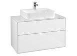 Villeroy & Boch Finion Unterschrank F10100GF 100x60,3x50,1cm, Glossy White Lacquer