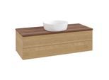 Villeroy & Boch Antao Waschtischunterschrank 1200x360x500mm L21012HN mit Beleuchtung FK/AP: HN/2