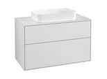 Villeroy und Boch Finion Waschtischunterschrank F23100MT 100x60,3cm, Abdeckplatte white matt, White matt lacquer