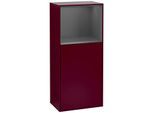 Villeroy und Boch Finion Seitenschrank G510GKHB 41,8x93,6cm, rechts, Emotion, Regal oben Anthracite matt, Peony Matt