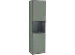 Villeroy und Boch Finion Hochschrank G460HGGM 41,8x151,6cm, links, Emotion, Regal Midnight Blue Matt Lacquer, Olive Matt Lacquer